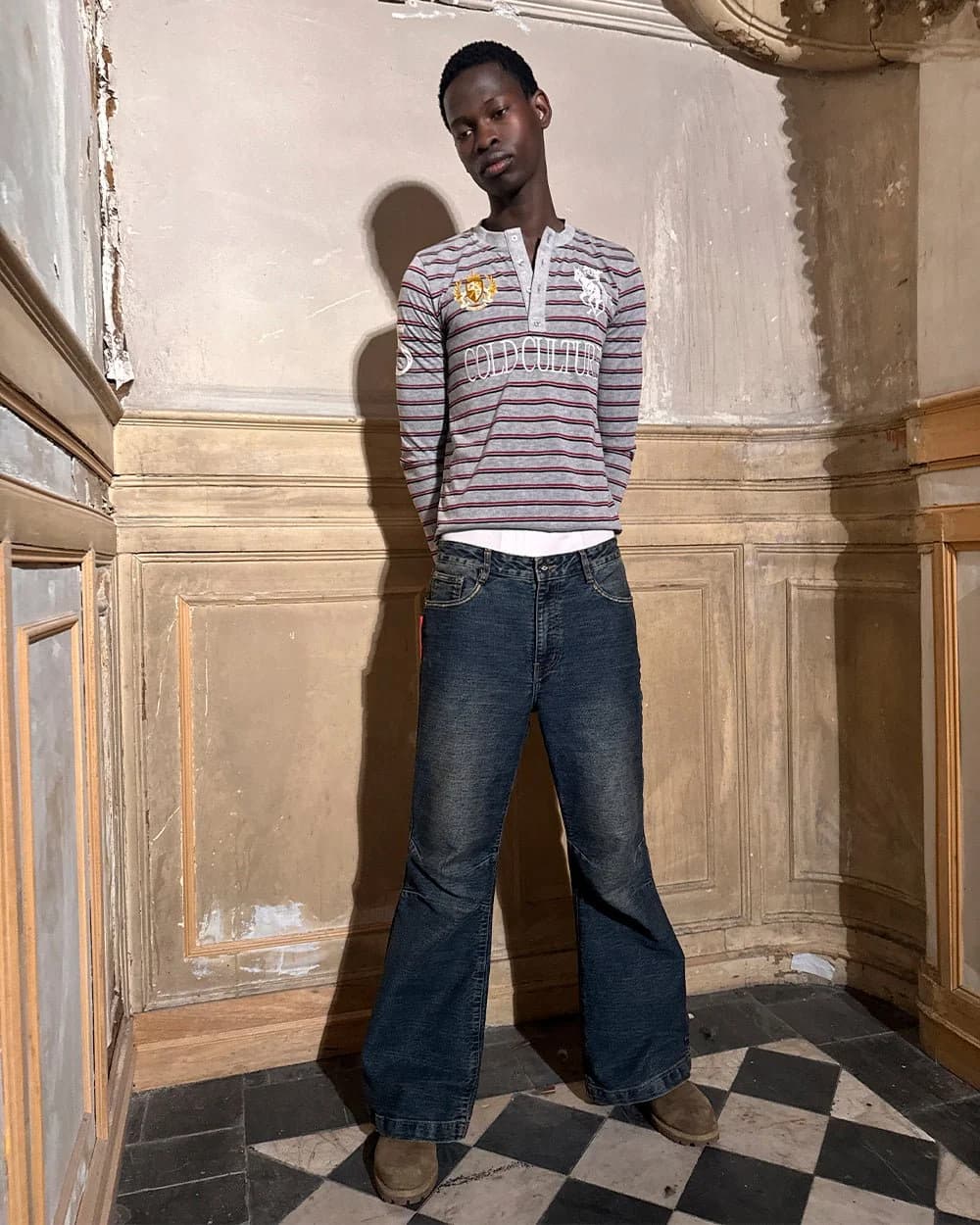 CONCRETE BOOTCUT JEANS BLUE 12