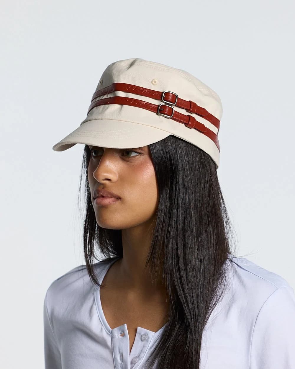 DOUBLE CAP WHITE 6