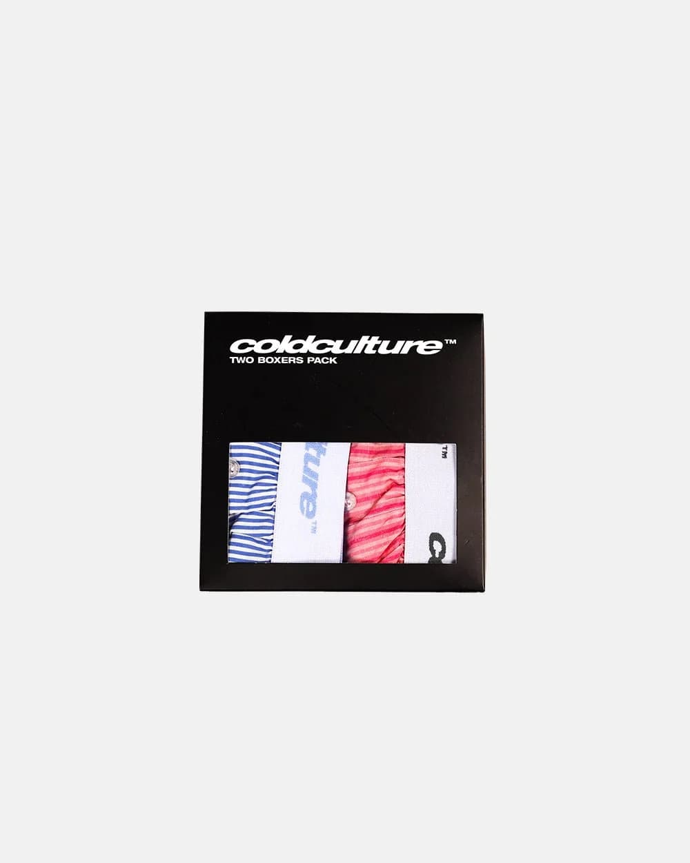 BOXERS STRIPED PACK PINK/BLUE STRIPES by COLD CULTURE
