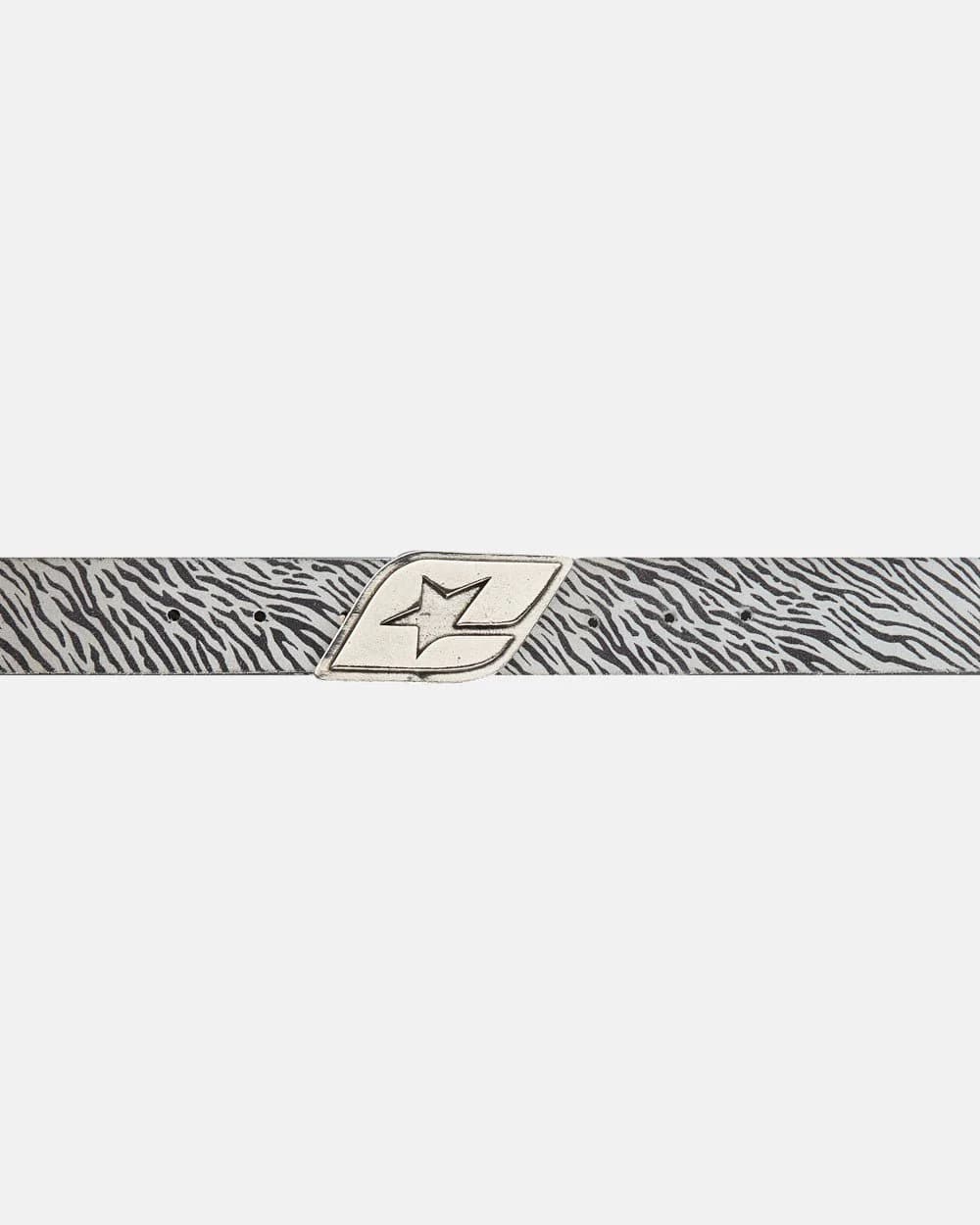 ORIGINAL LEATHER BELT ZEBRA by COLD CULTURE