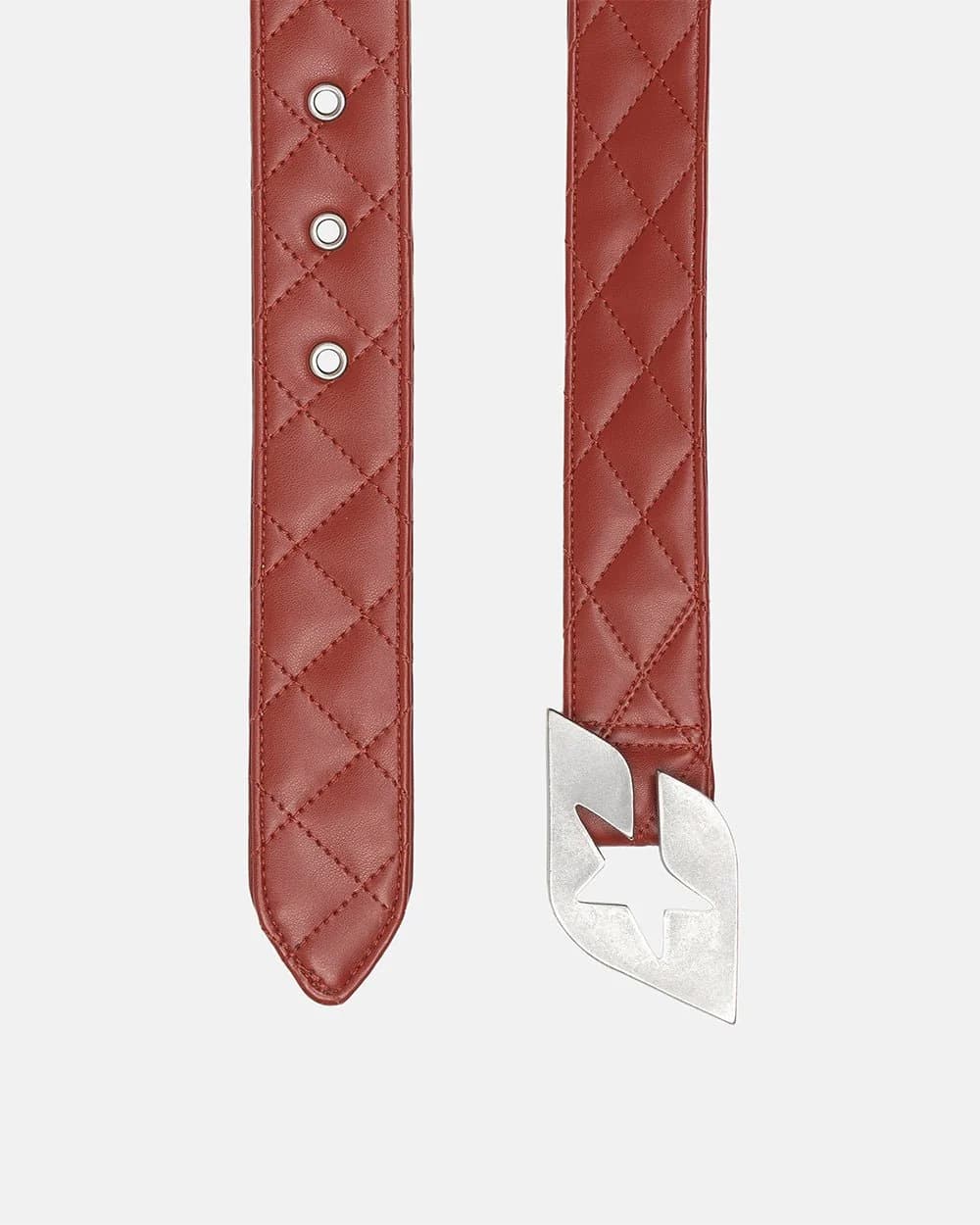 HIGH CLASS LEATHER BELT RED 2