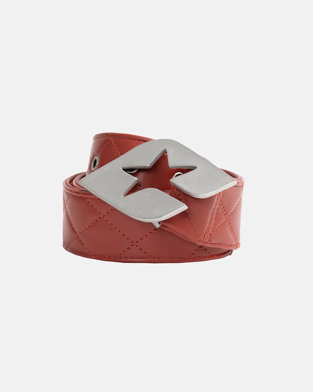 HIGH CLASS LEATHER BELT RED by COLD CULTURE
