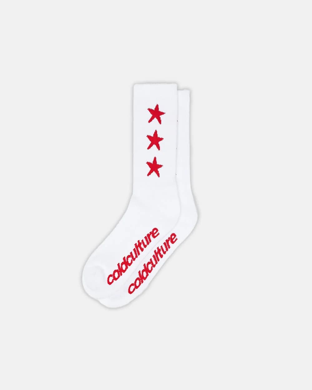 STARRY SOCKS RED/WHITE by COLD CULTURE