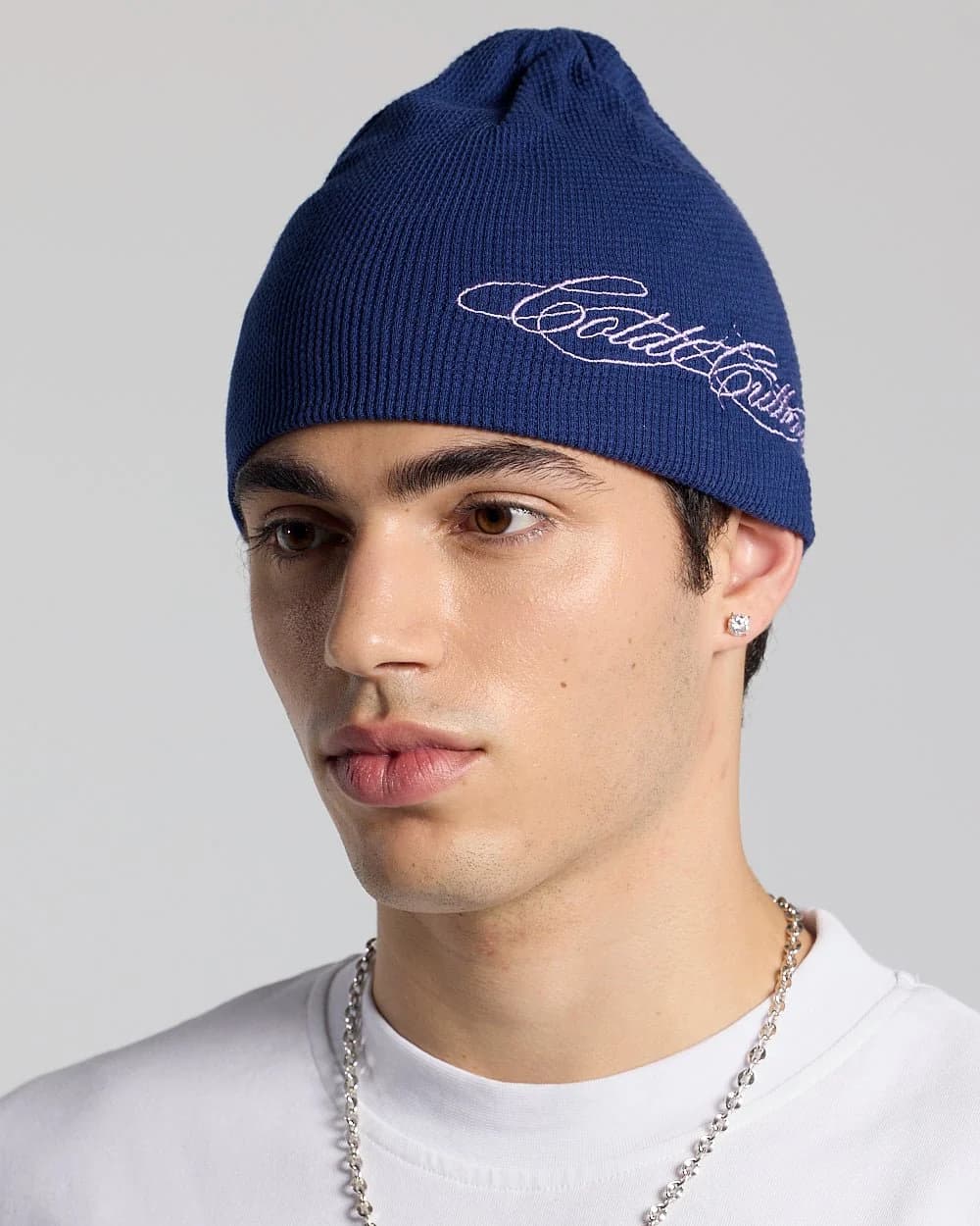 WAFFLE BEANIE BLUE by COLD CULTURE