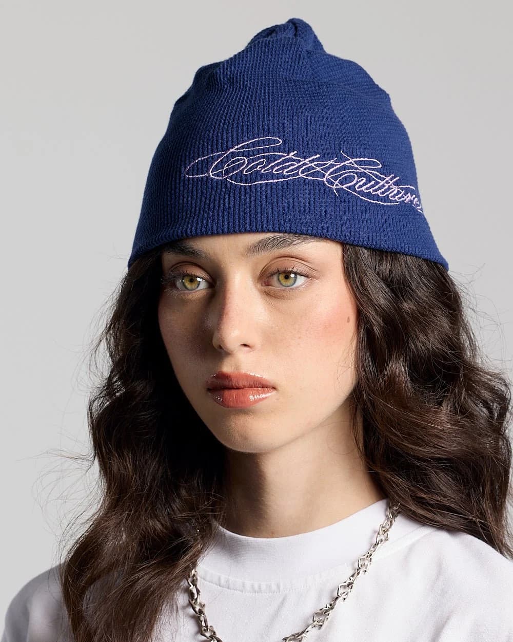WAFFLE BEANIE BLUE by COLD CULTURE