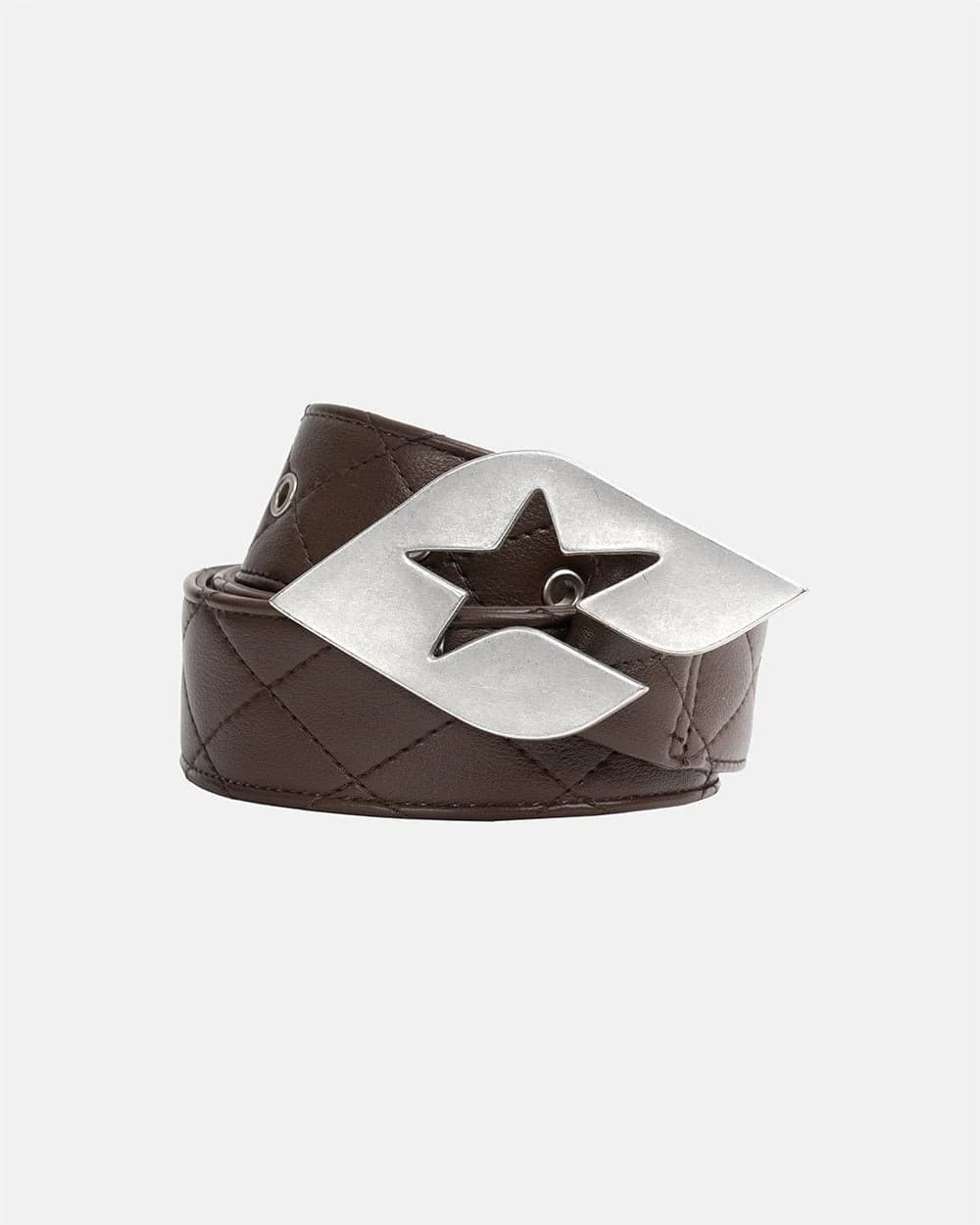 HIGH CLASS LEATHER BELT BROWN by COLD CULTURE
