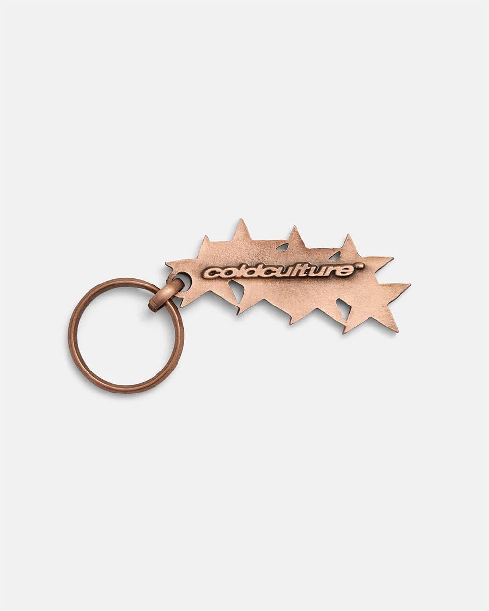 STARS KEYCHAIN METAL COPPER 2