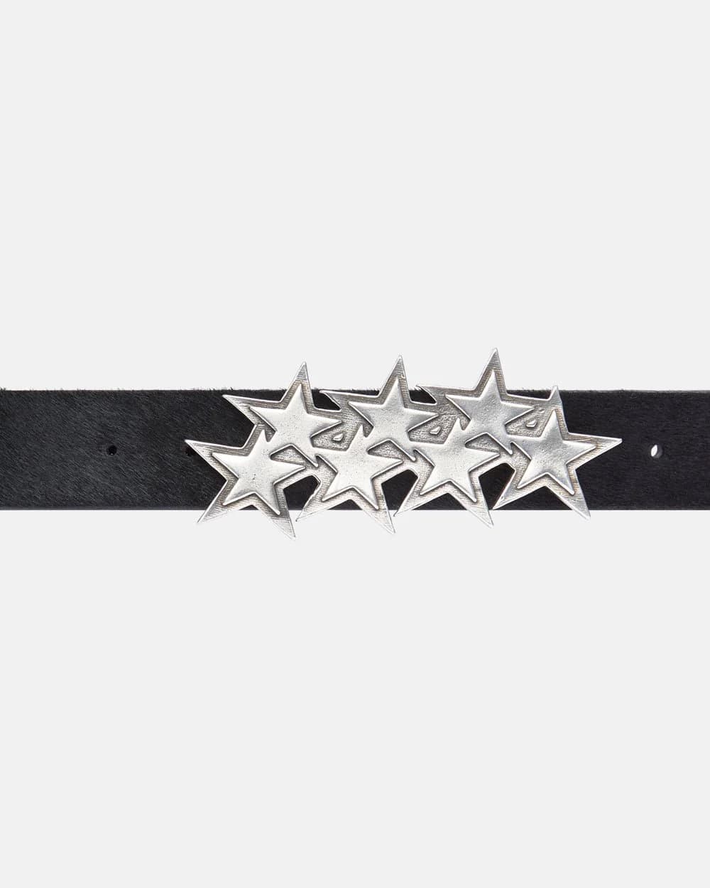 STARS LEATHER BELT FUR LINED 3