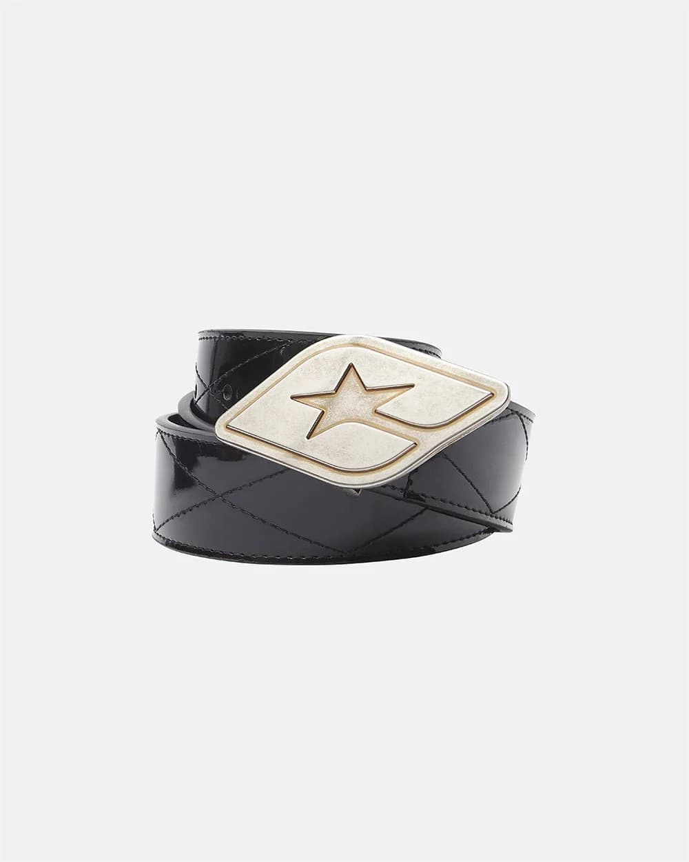 ORIGINAL LEATHER BELT GLOSSY BLACK by COLD CULTURE