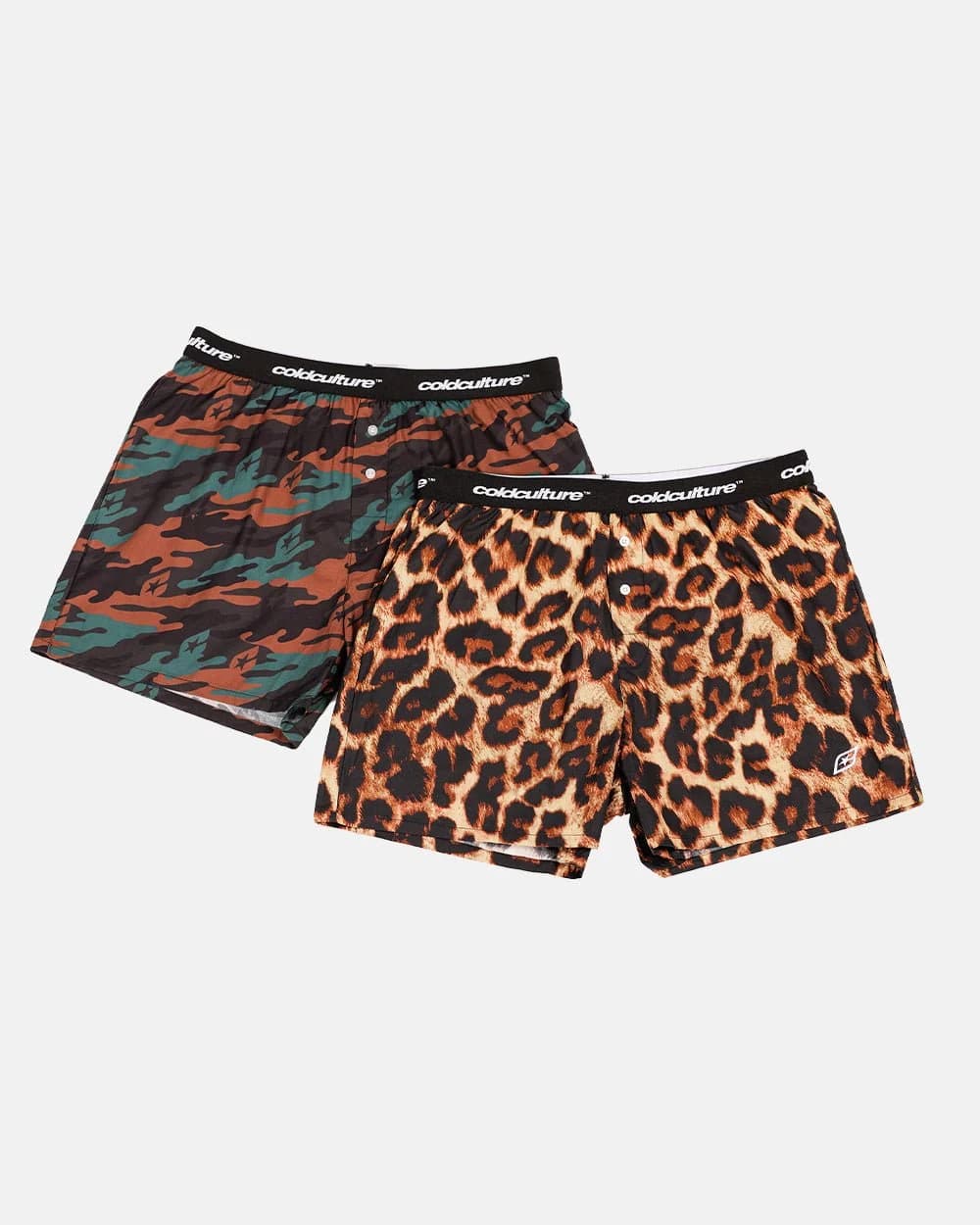 BOXERS WILD PACK CAMO GREEN/LEOPARD by COLD CULTURE