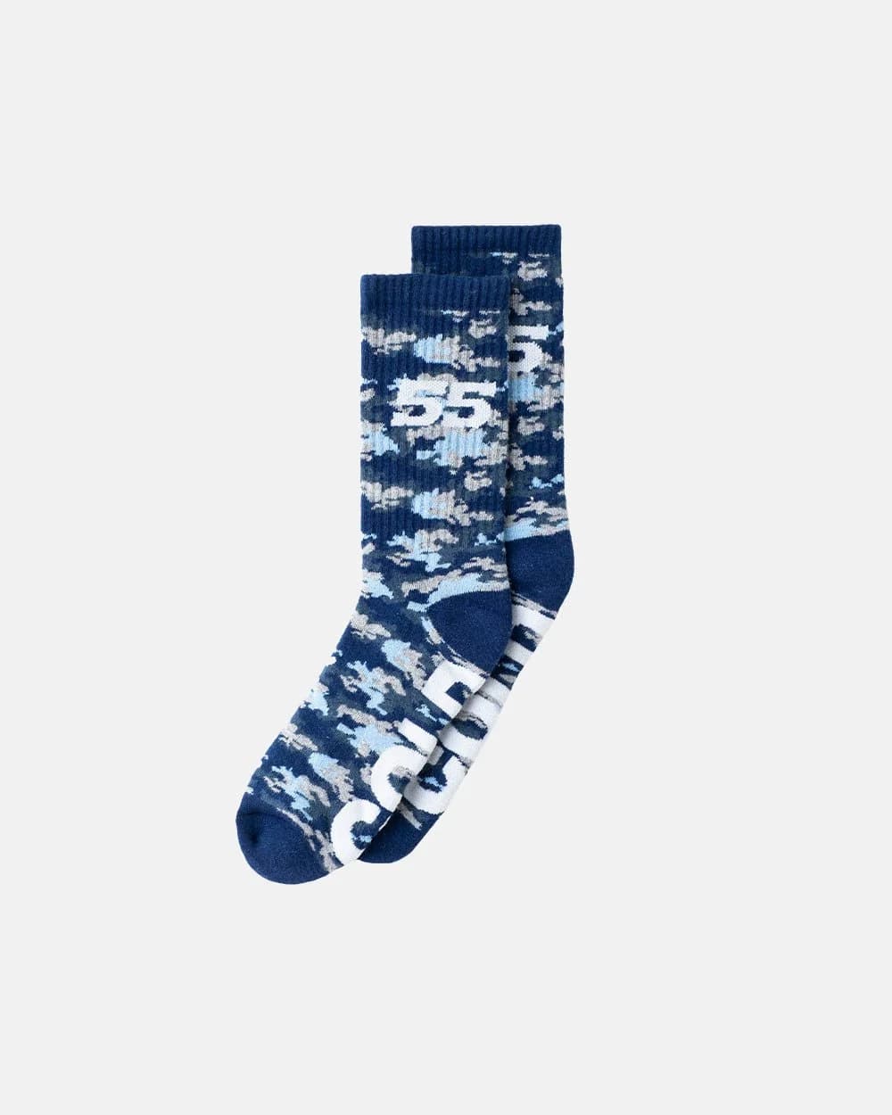 55 SOCKS BLUE CAMO by COLD CULTURE
