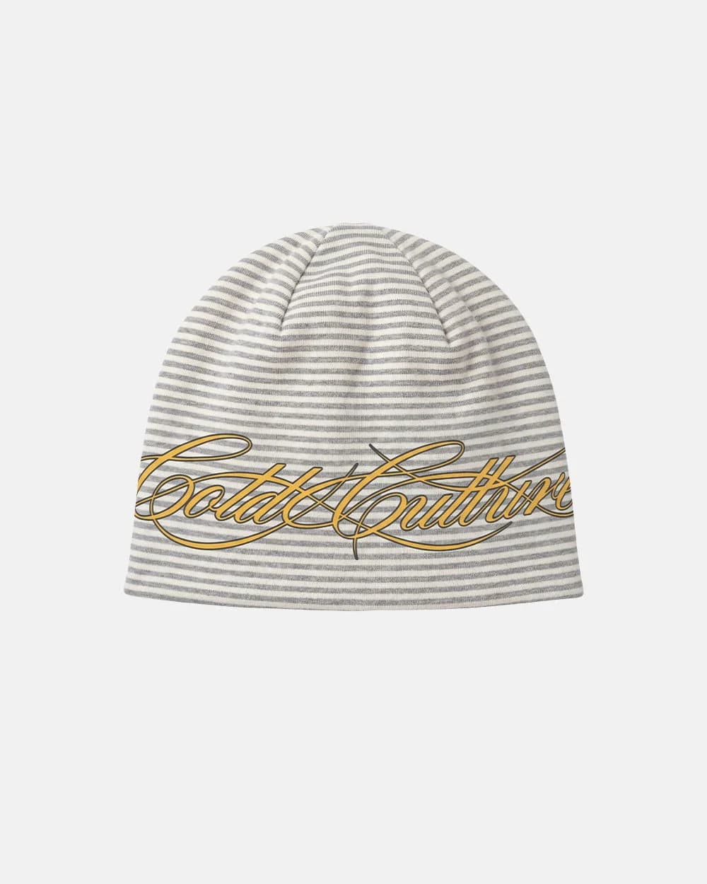 SCRIPTED STRIPES BEANIE WHITE by COLD CULTURE