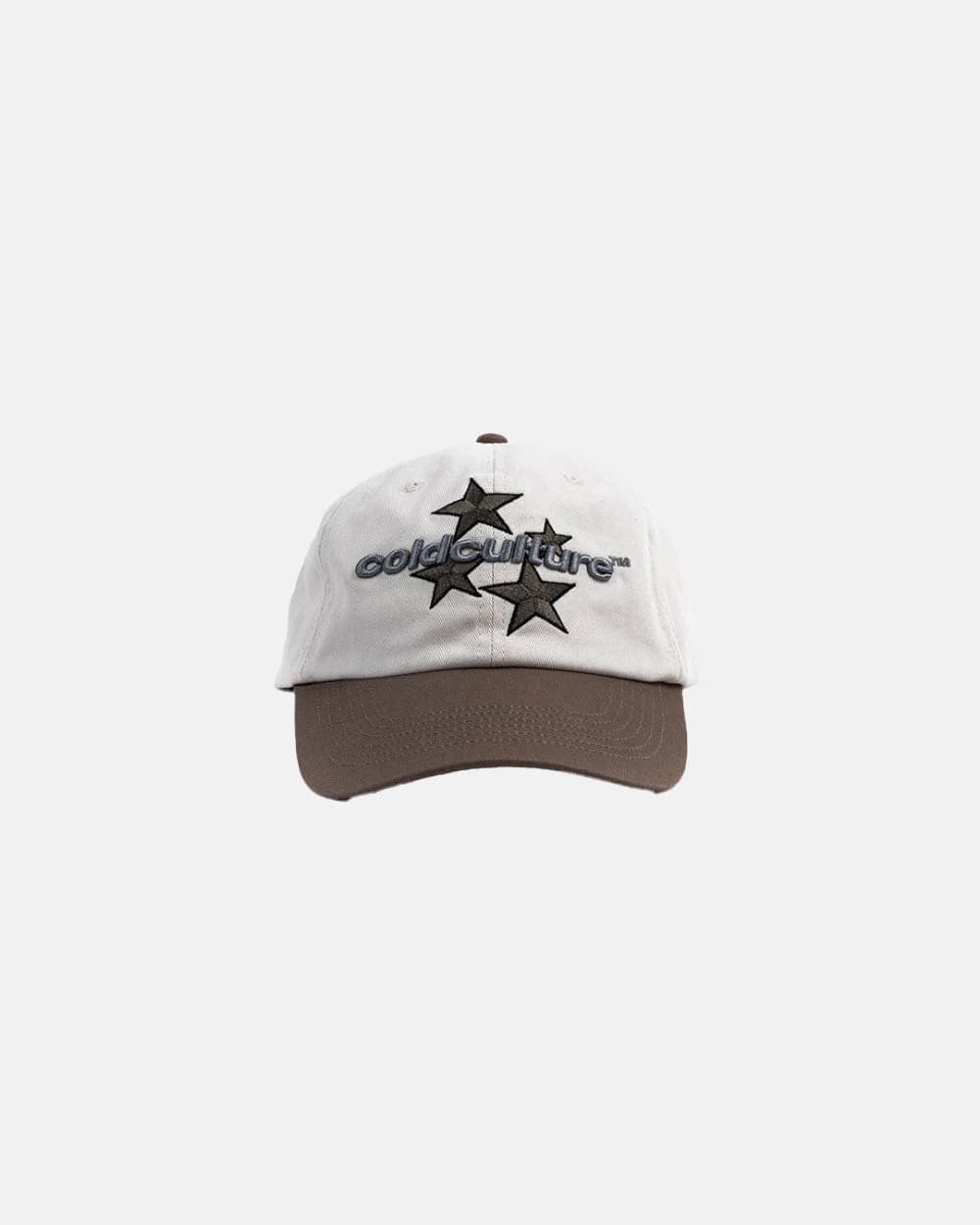 ITALIC STARS CAP IVORY WHITE/BROWN by COLD CULTURE