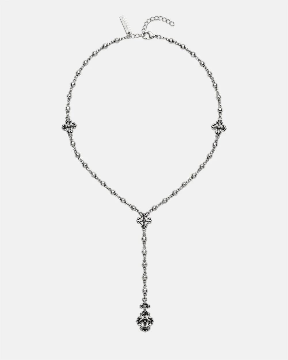 SAINTLESS NECKLACE SILVER by COLD CULTURE