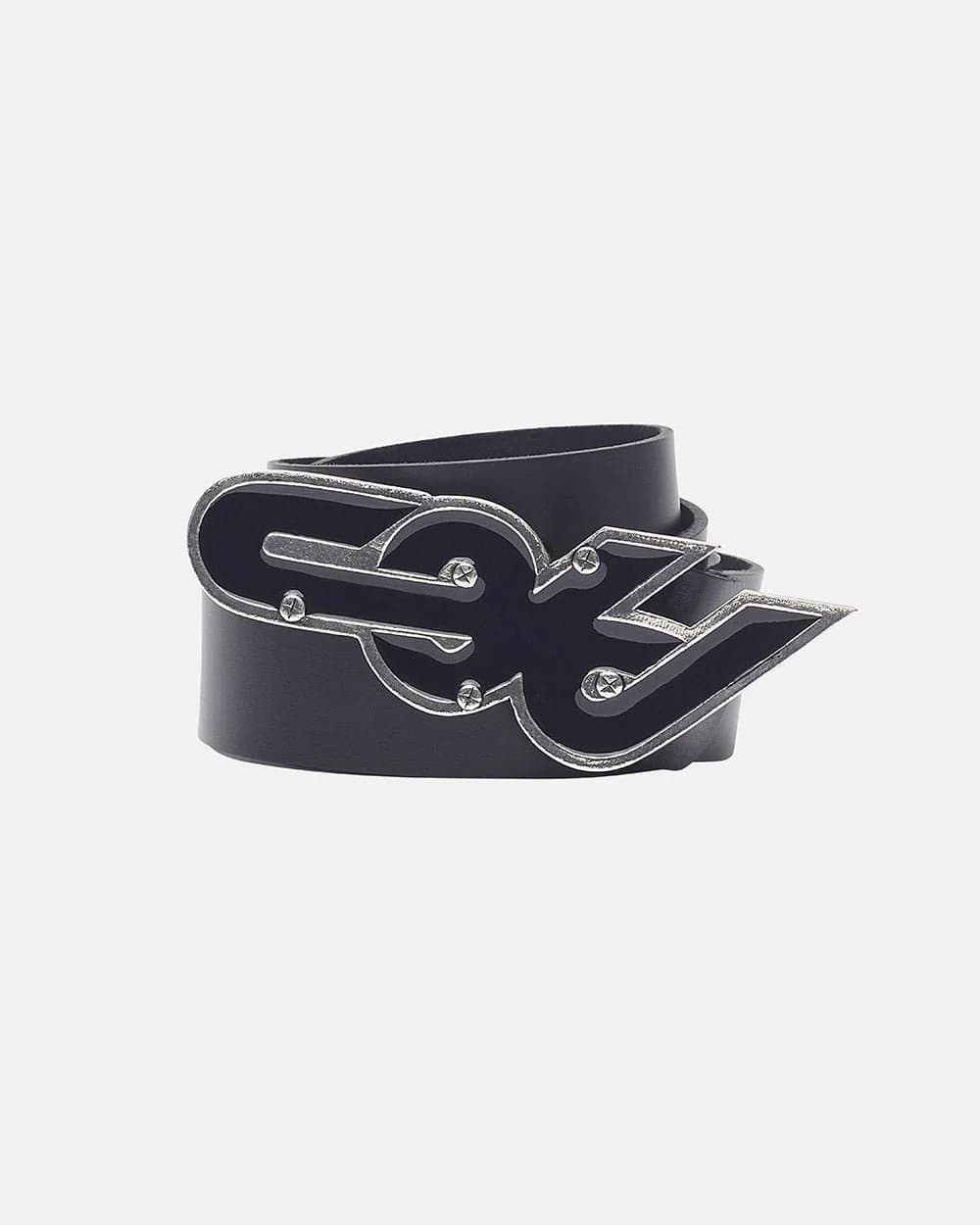 DIY BELT LEATHER BLACK by COLD CULTURE
