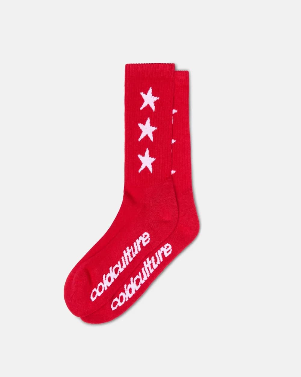 STARRY SOCKS FULL RED by COLD CULTURE