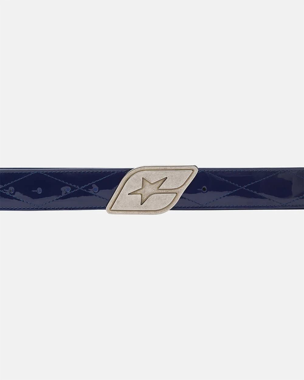 ORIGINAL LEATHER BELT GLOSSY DARK BLUE 3