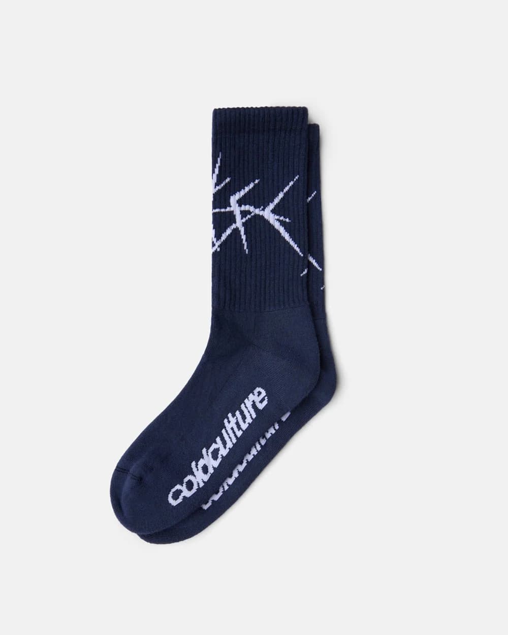 BRAMBLES SOCKS DARK BLUE/WHITE by COLD CULTURE