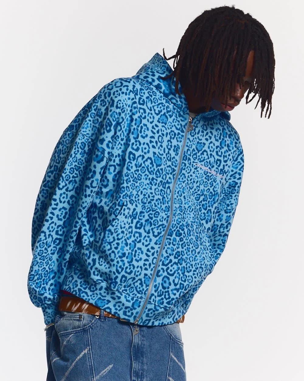 NOCTURNE BEAST ZIP HOODIE BLUE 2