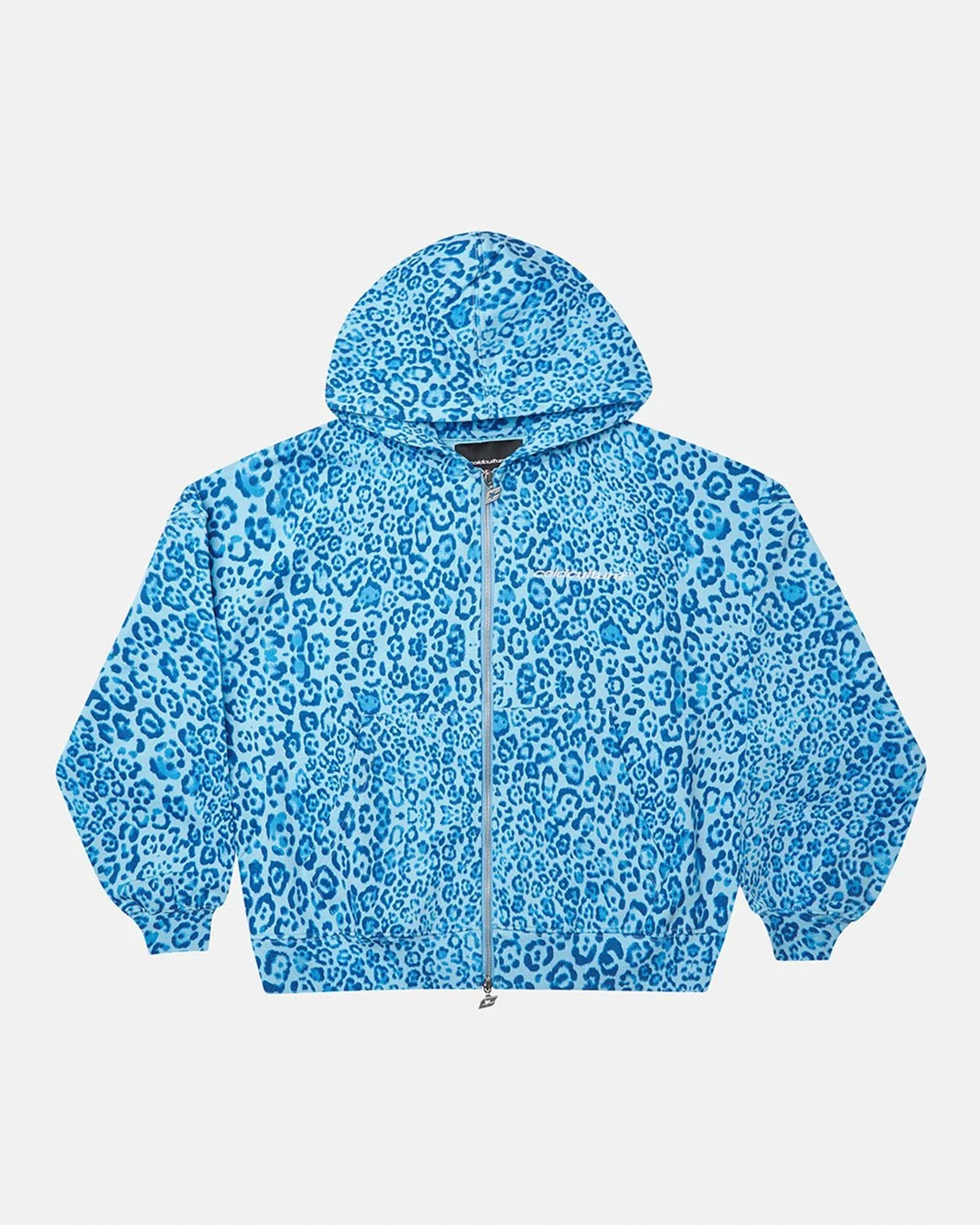 NOCTURNE BEAST ZIP HOODIE BLUE by COLD CULTURE