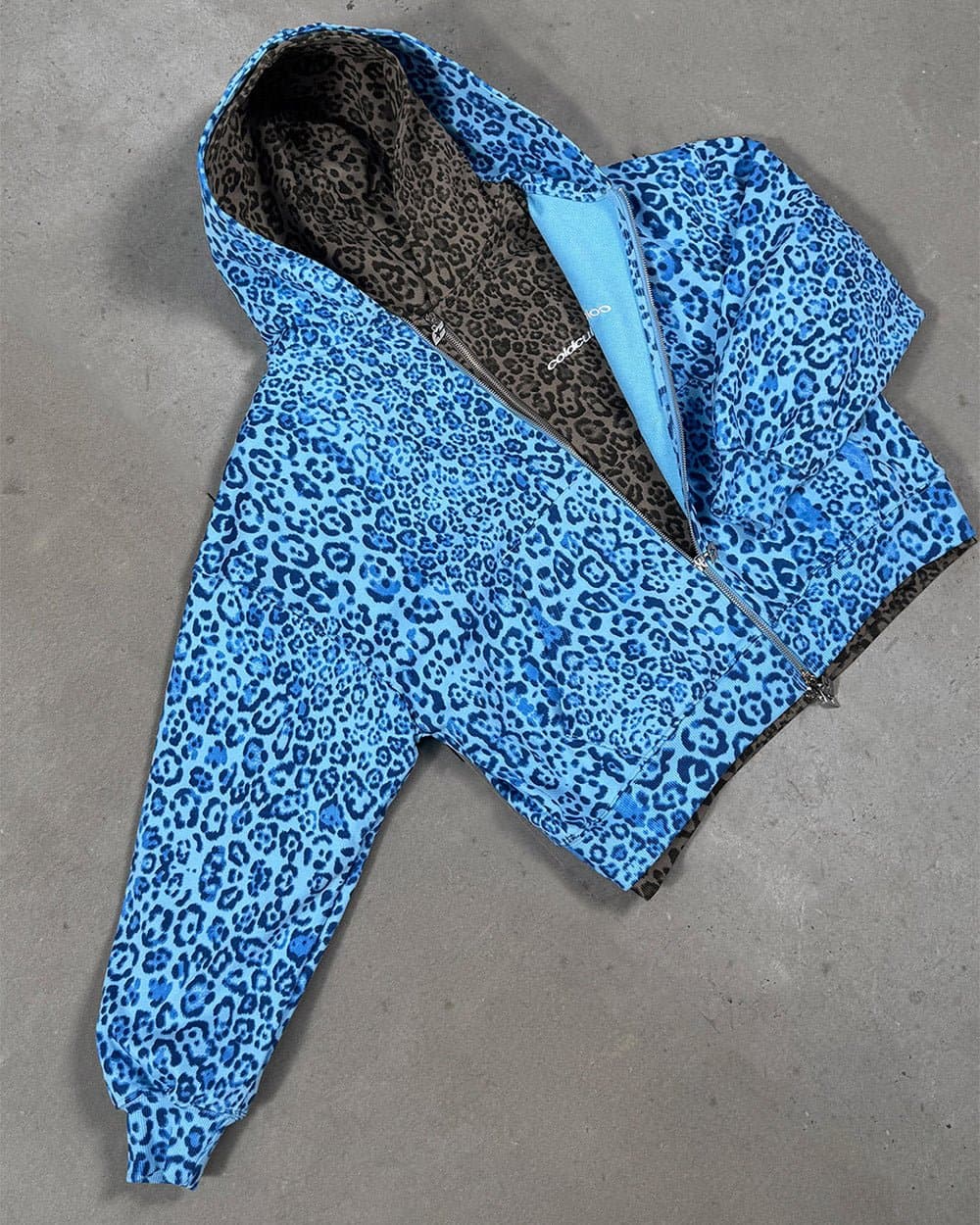 NOCTURNE BEAST ZIP HOODIE BLUE 8
