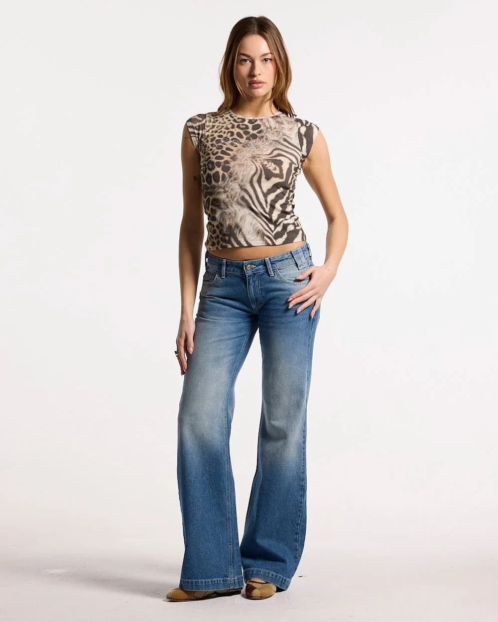 Bling Baby Tee Leopard 5