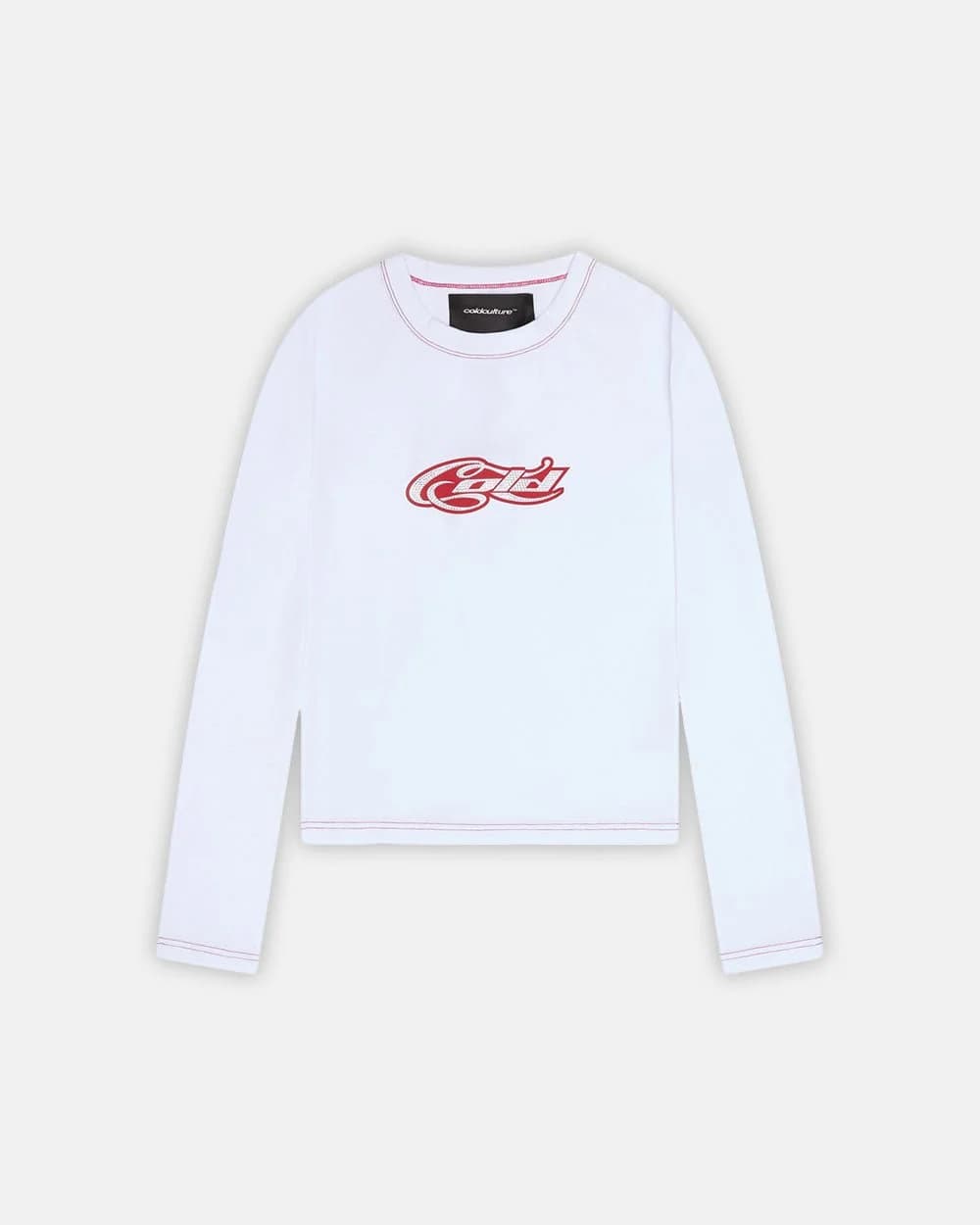 CURLY COLD STRASS LONGSLEEVE TOP WHITE 2