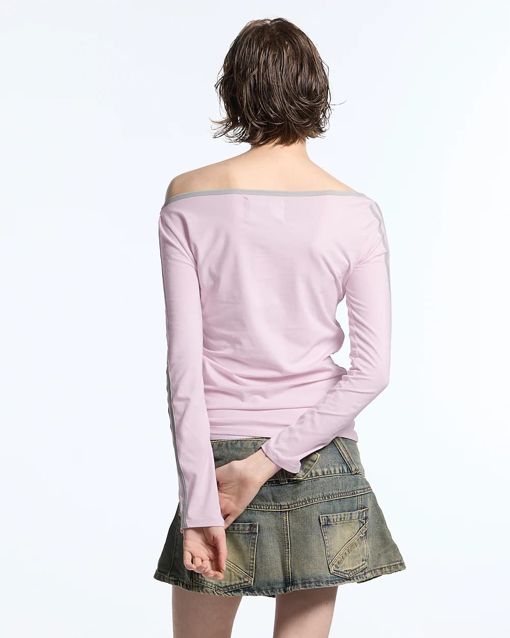 LUSH LONGSLEEVE TEE BABY PINK by COLD CULTURE
