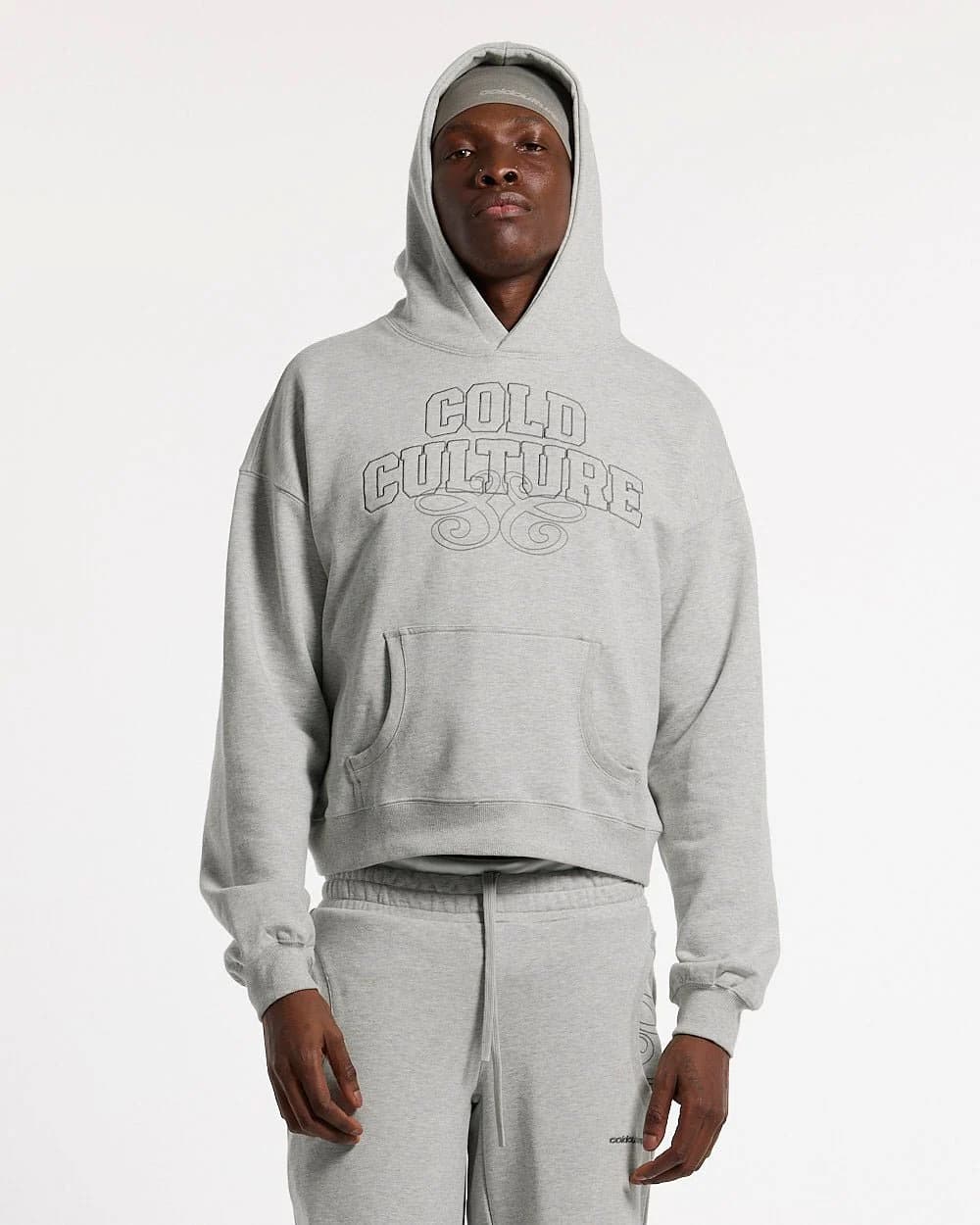 DAILY DRIFT HOODIE HEATHER GREY by COLD CULTURE