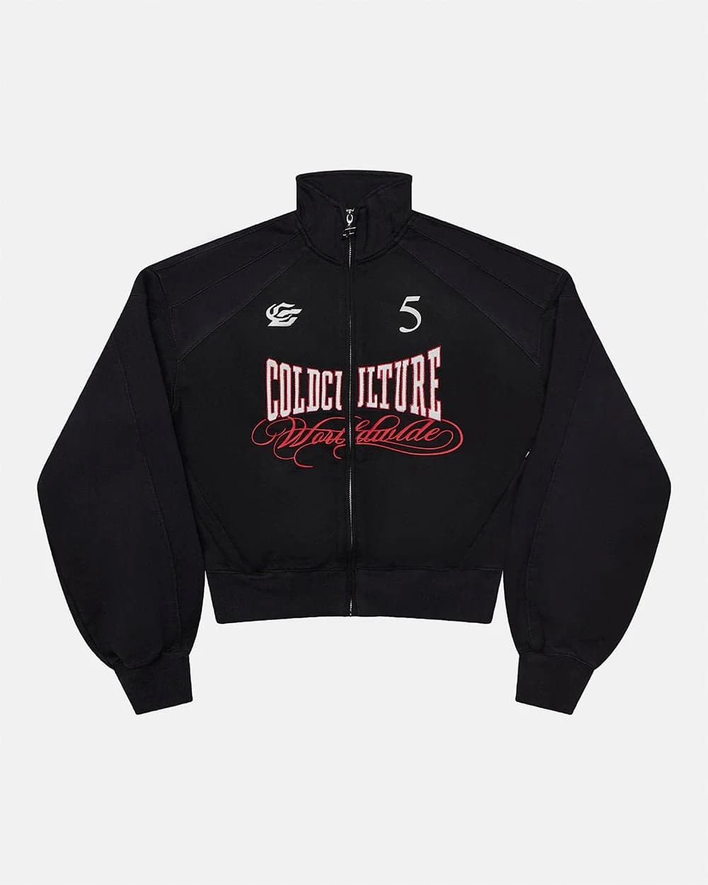 NIA SET ZIP UP BLACK by COLD CULTURE