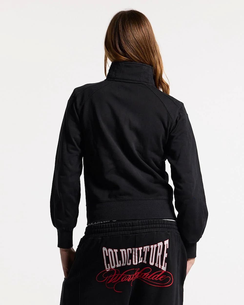 NIA SET ZIP UP BLACK by COLD CULTURE