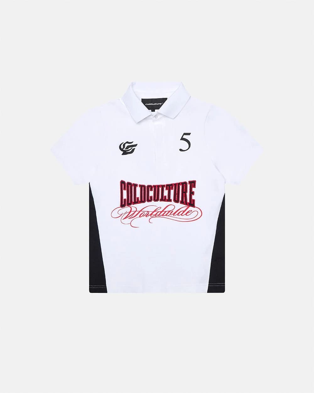 NIA SET POLO WHITE & BLACK 2