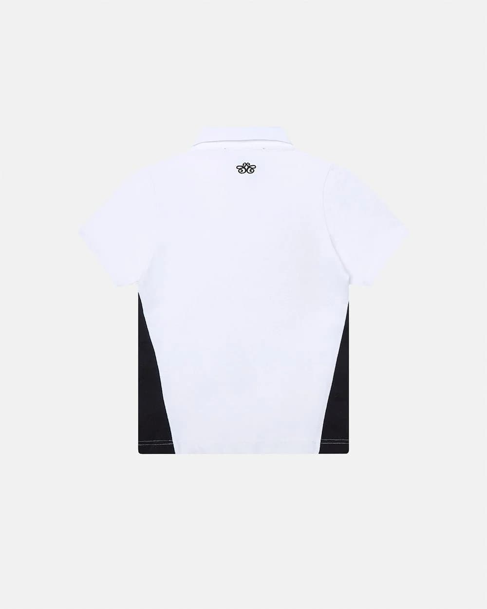 NIA SET POLO WHITE & BLACK 4