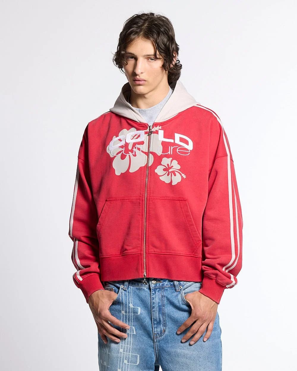 LUSH ZIP HOODIE RED 7