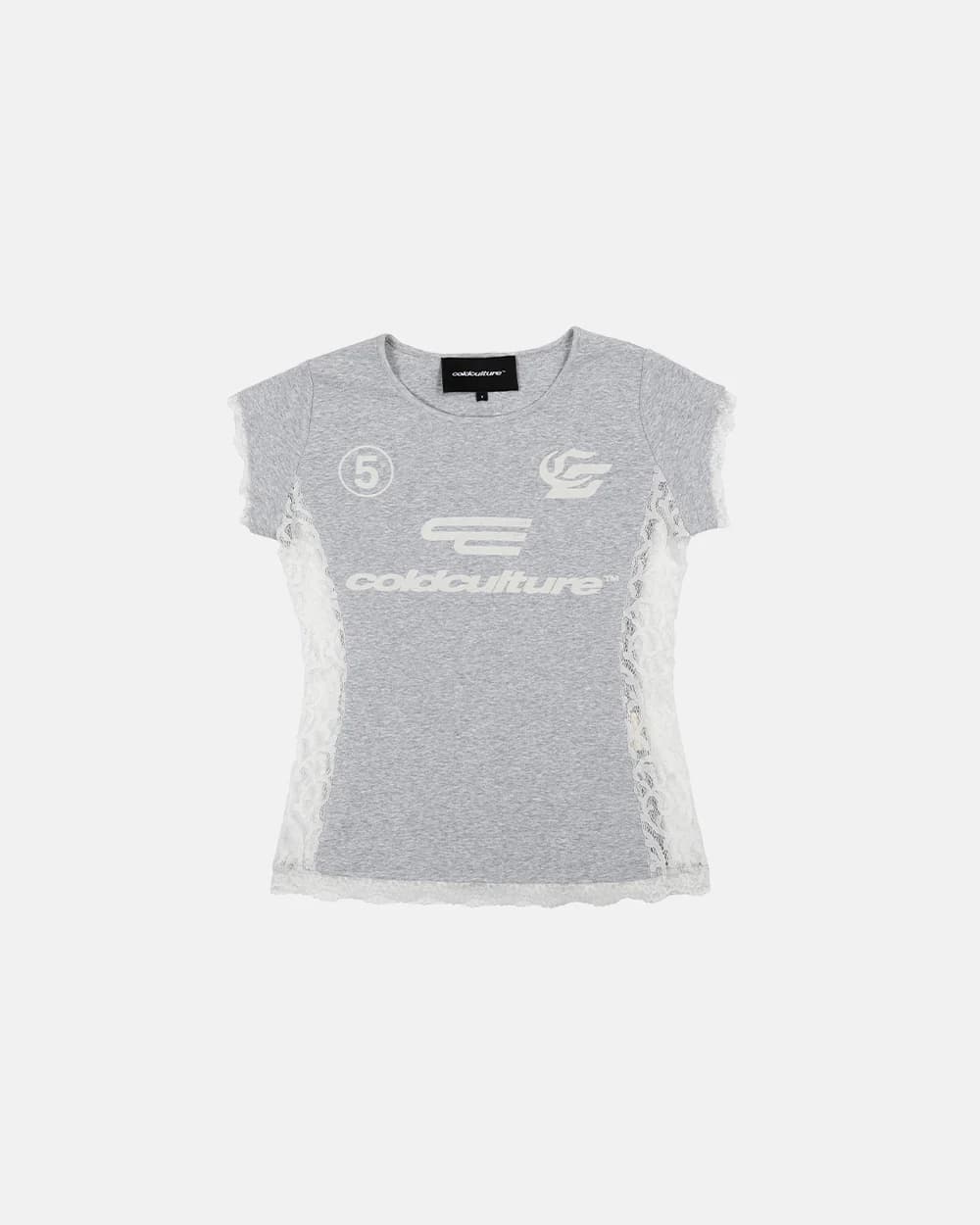 CLUB BABY TEE HEATHER GREY 2