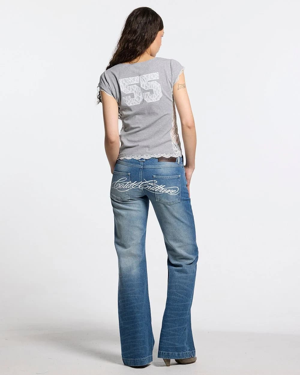 CLUB BABY TEE HEATHER GREY 3