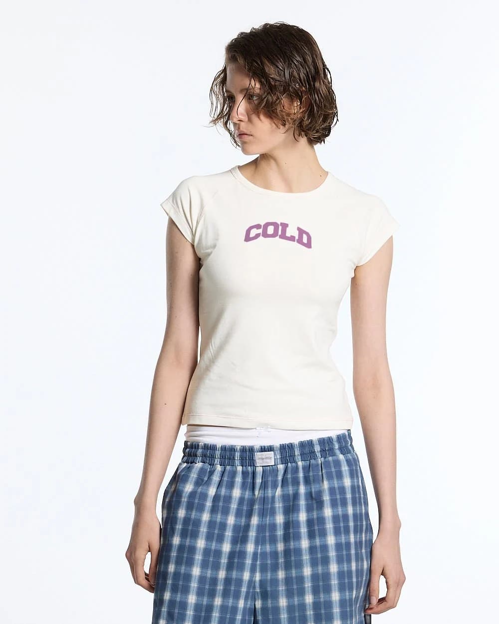 LITTLE BABY TEE WHITE by COLD CULTURE