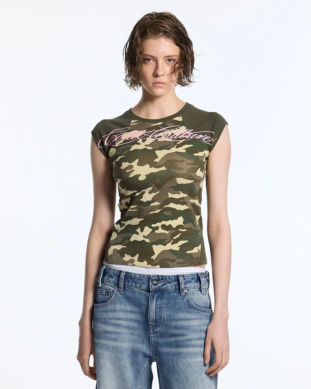 PRETTY BABY TEE GREEN by COLD CULTURE