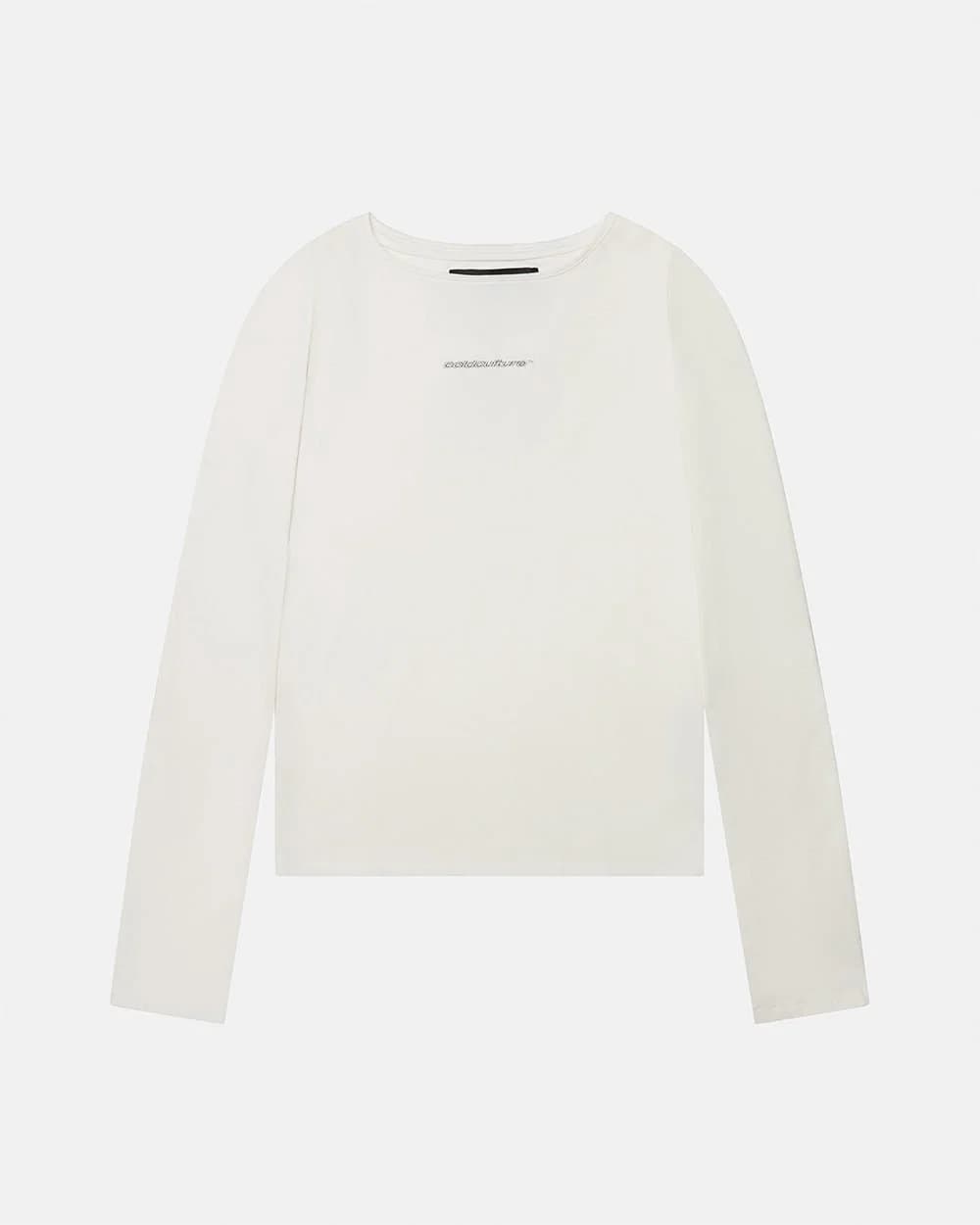 ESSENTIAL LONGSLEEVE TEE WHITE 2