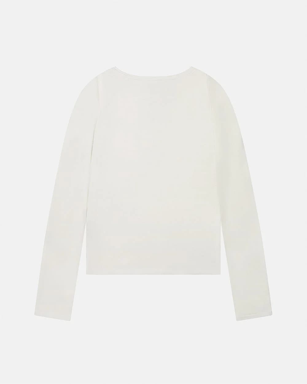 ESSENTIAL LONGSLEEVE TEE WHITE 4
