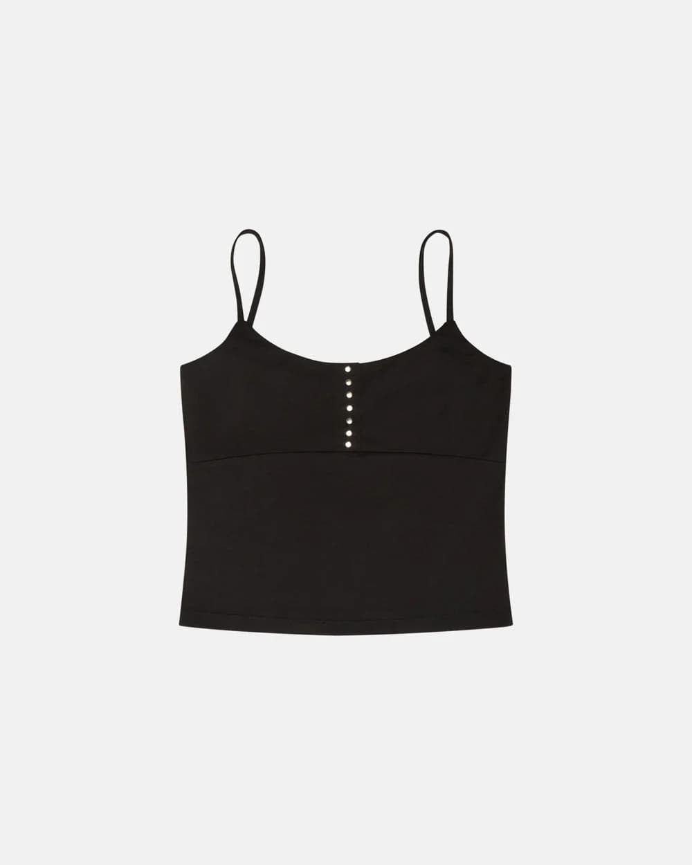 WHISPERS VEST TOP BLACK 2