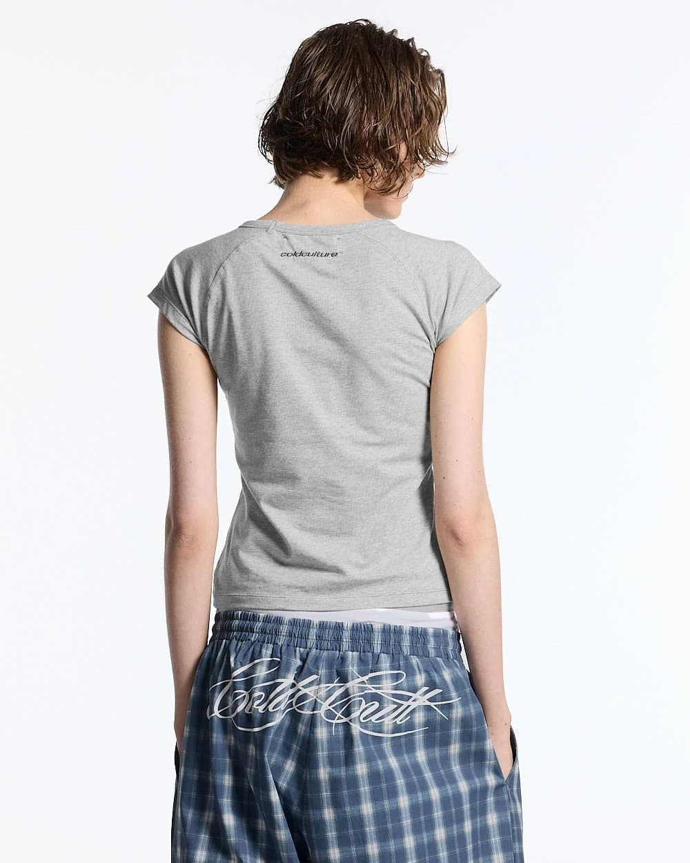 LITTLE BABY TEE HEATHER GREY 3