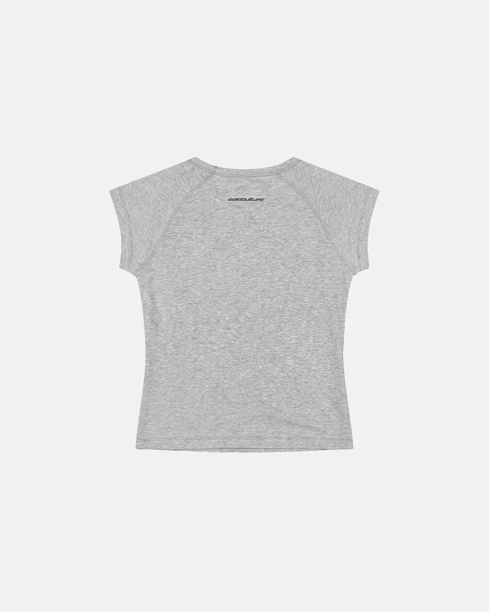 LITTLE BABY TEE HEATHER GREY 4