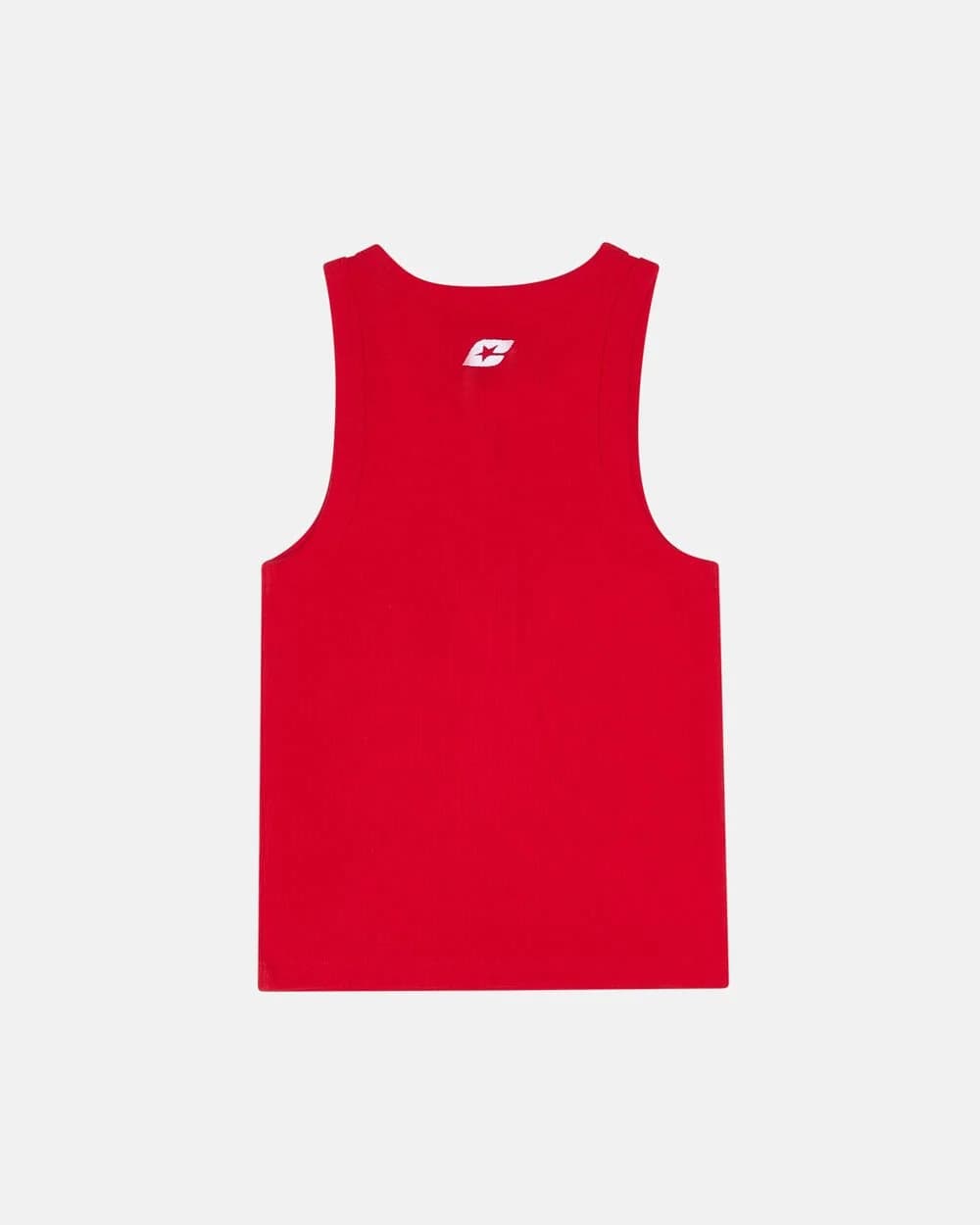 RIB TANK TOP RED 4