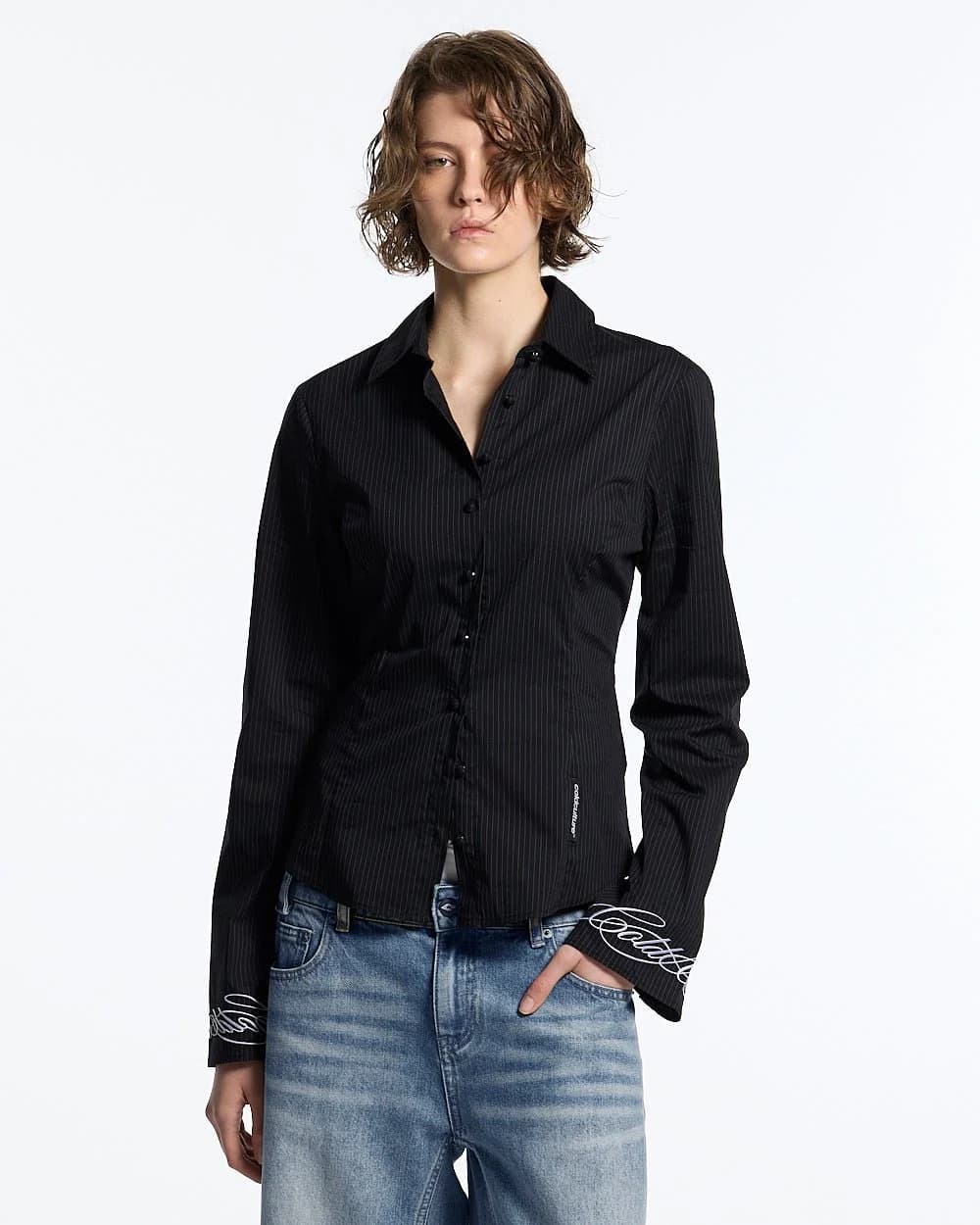 SCRIPT WORLDWIDE SHIRT DARK GREY by COLD CULTURE