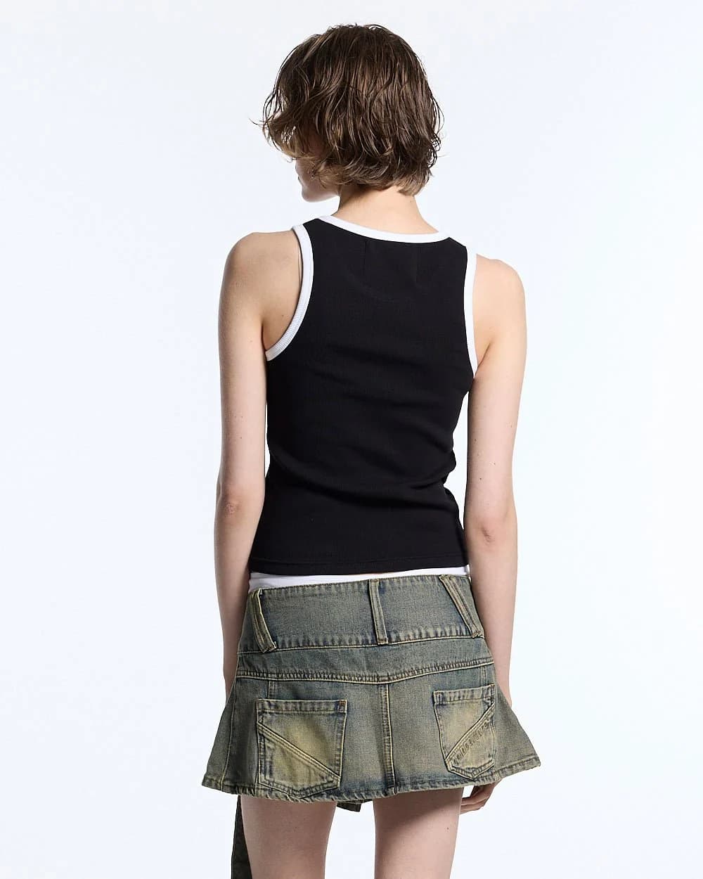 CUTE TANK TOP BLACK 3