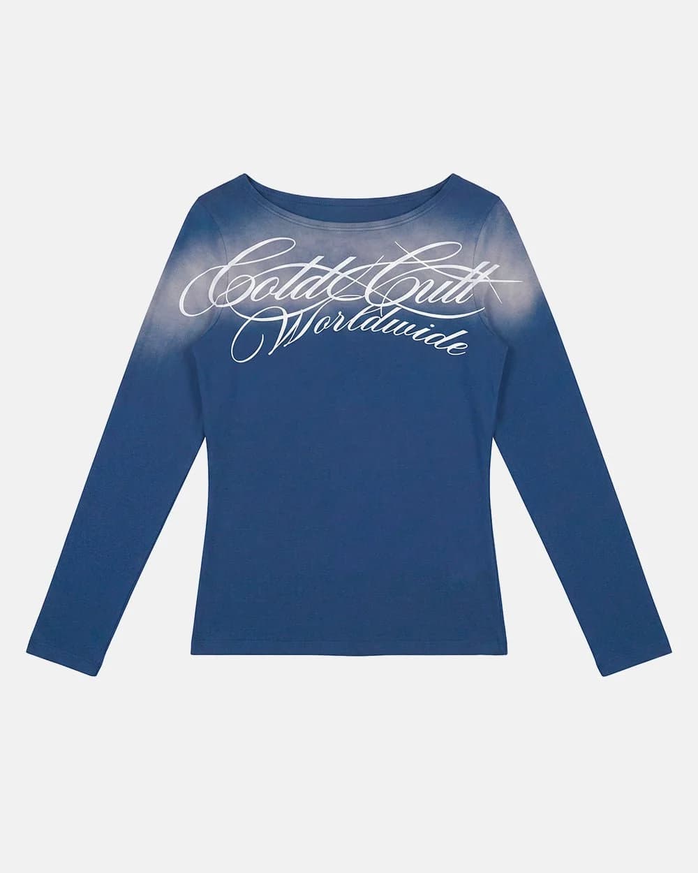 ROUGH LONGSLEEVE TEE BLUE 2