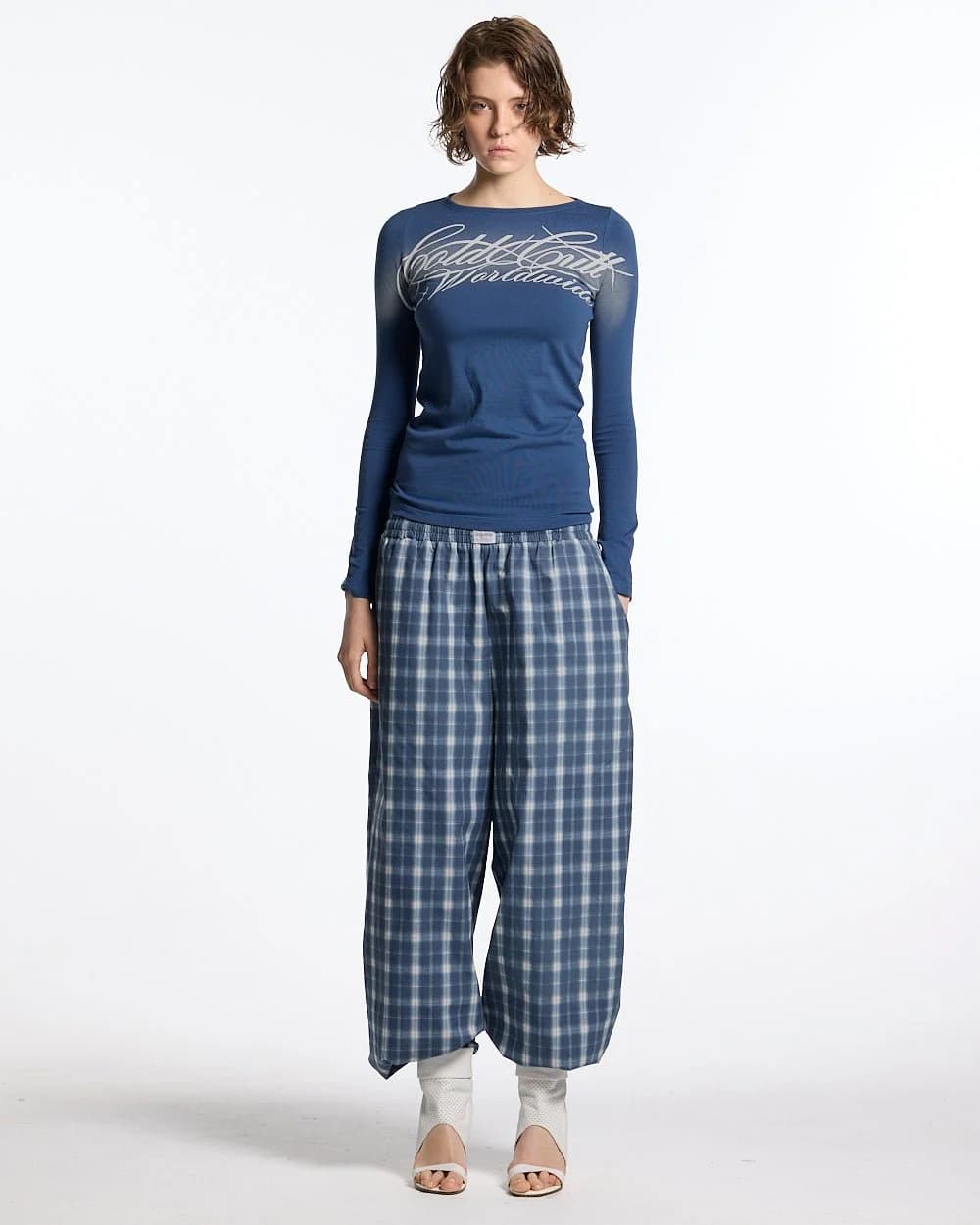 ROUGH LONGSLEEVE TEE BLUE 5