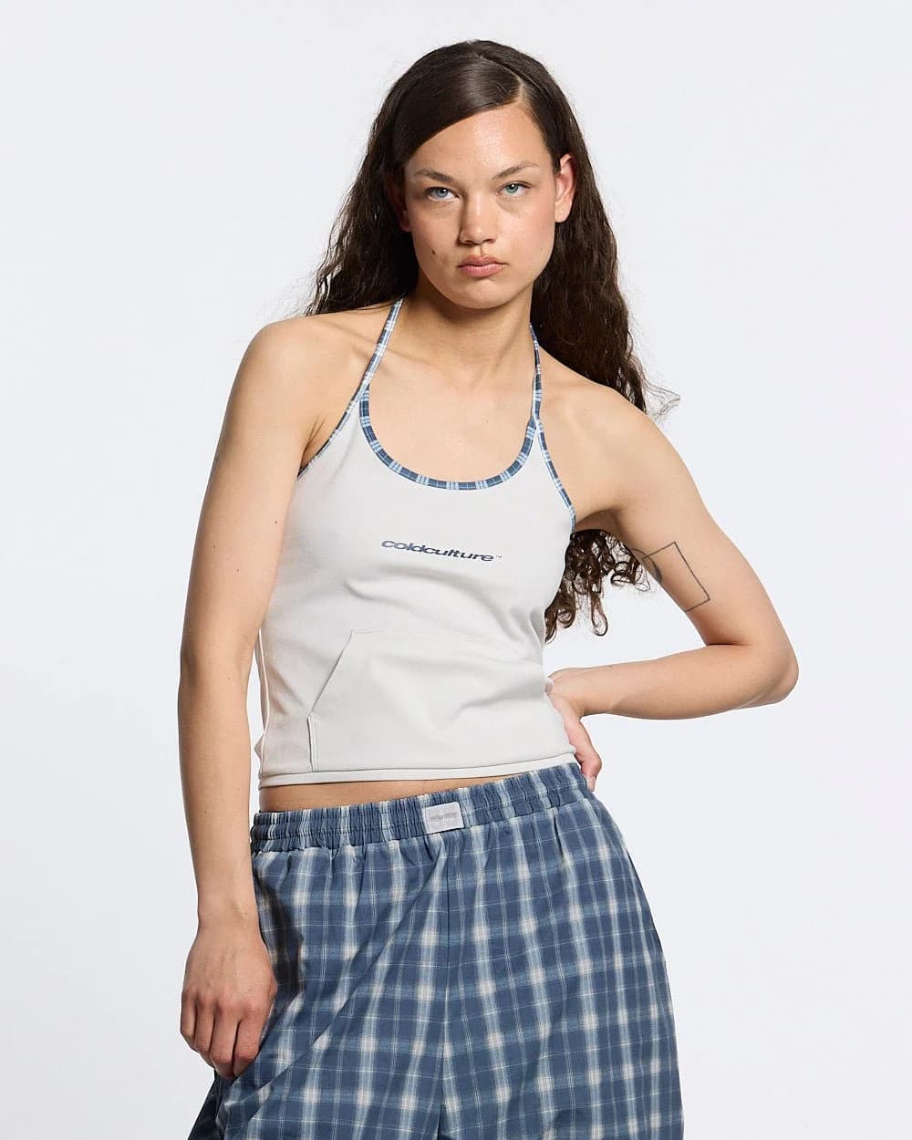 KANGAROO TANK TOP GREY by COLD CULTURE