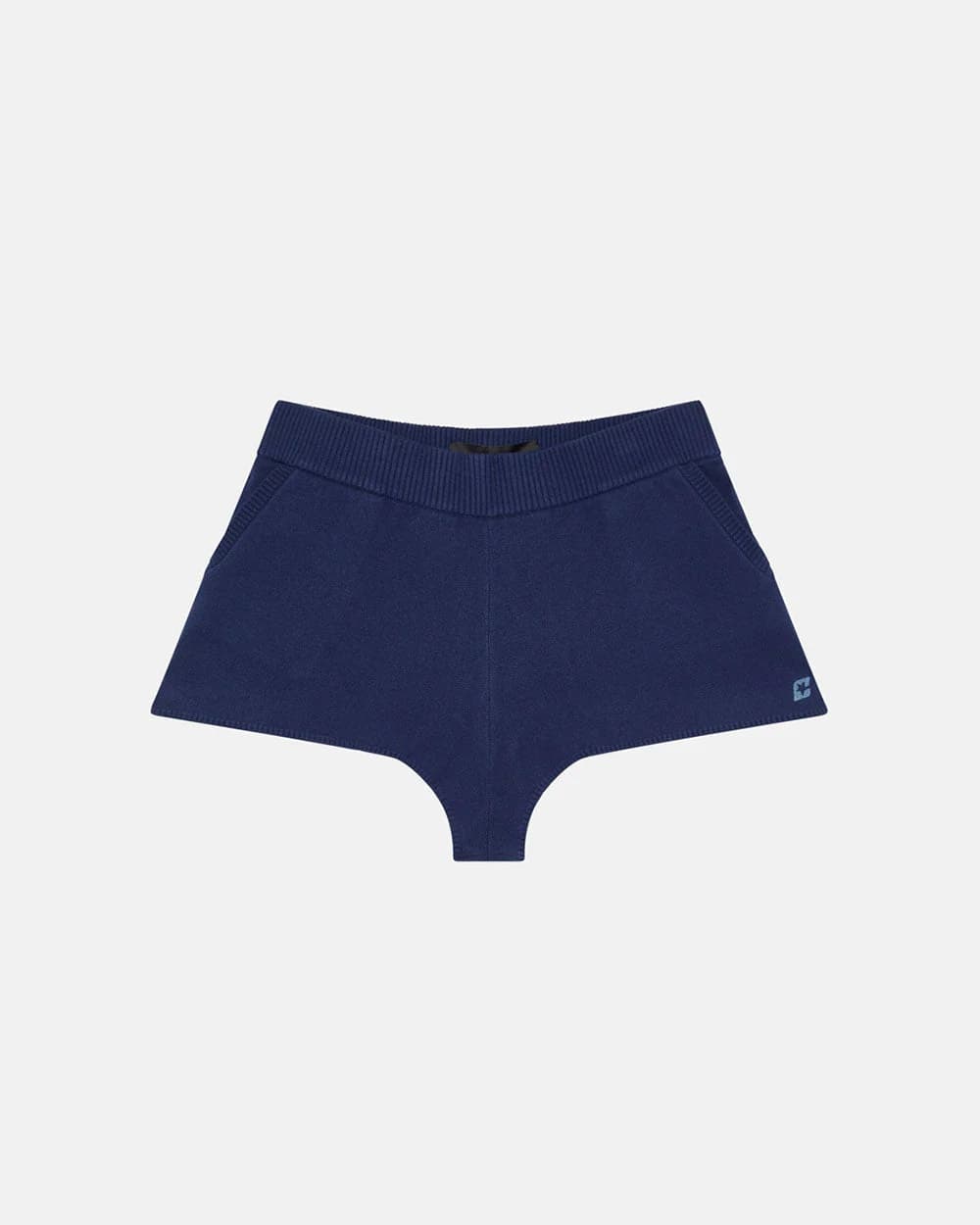 BODY LANGUAGE KNITTED SHORT BLUE 4